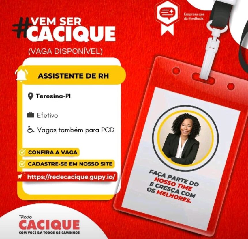 Vaga para Assistente de RH