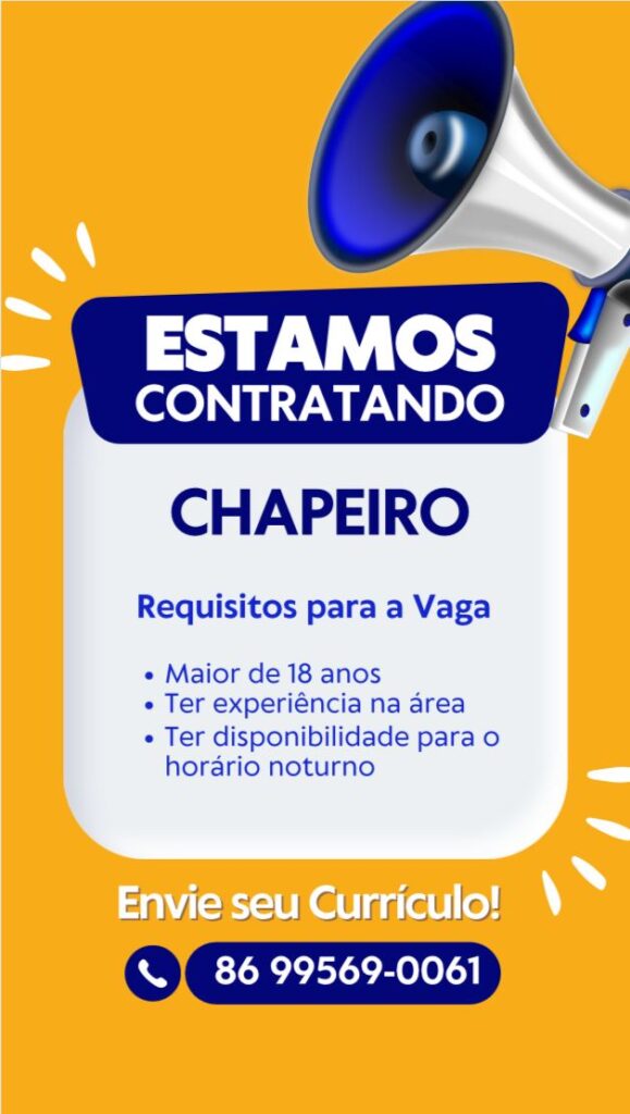Vaga para Chapeiro