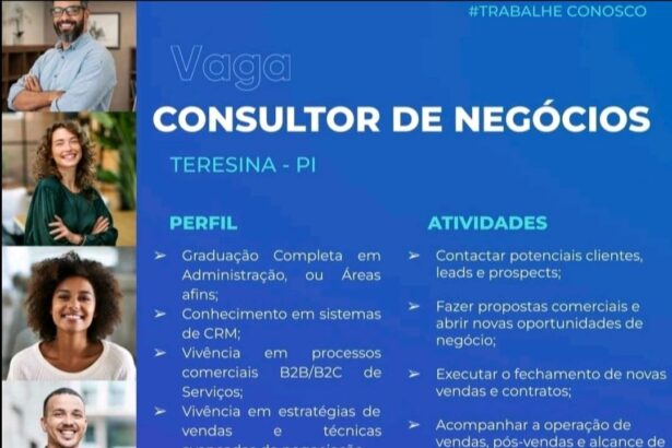 Vaga para Consultor de Negócios