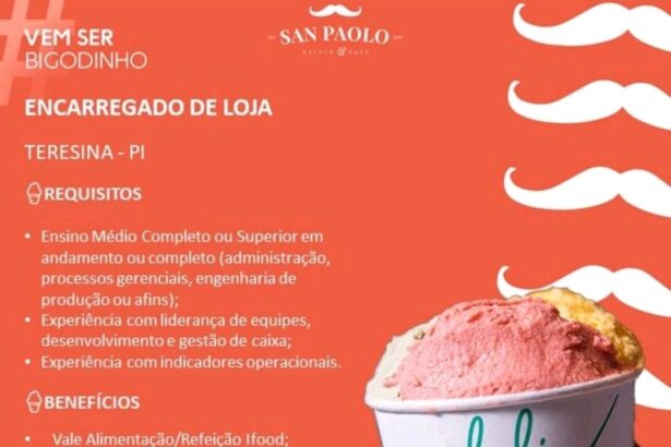 Vaga para Encarregado de Loja