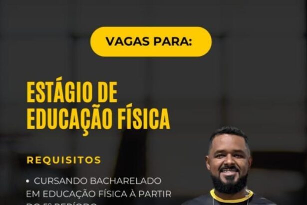 Vaga de Estágio para Educação Física