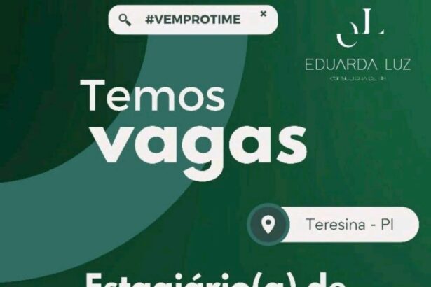 Vaga de estágio para Engenharia em Teresina