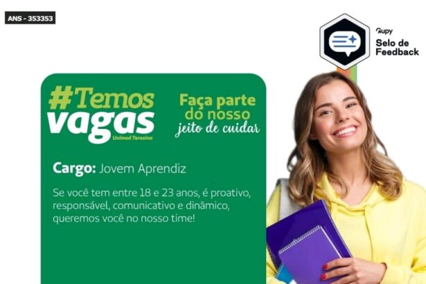 Vaga para Jovem Aprendiz