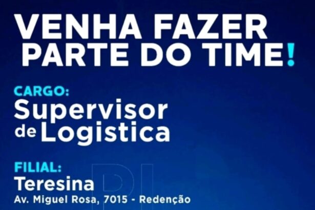 Vaga para Supervisor de Logística
