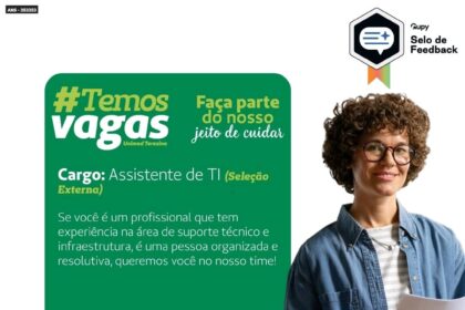 Vaga para Assistente de TI