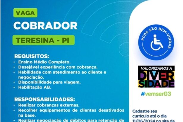Vaga para Cobrador