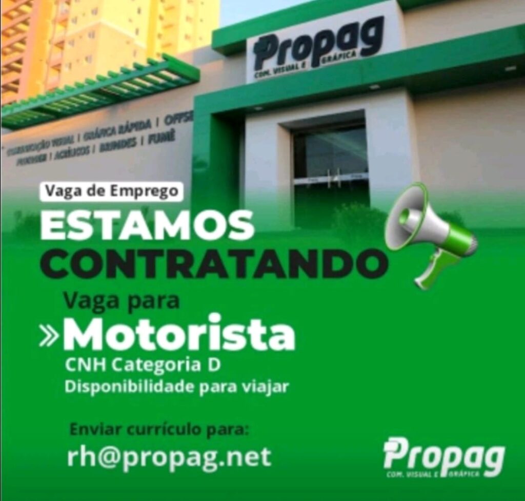 Vaga para Motorista 