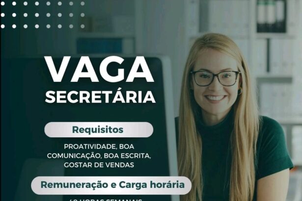 Vaga para Secretária