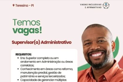 Vaga para Supervisor(a) Administrativo