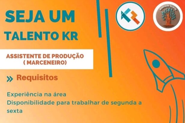 Vaga para Assistente de Produção