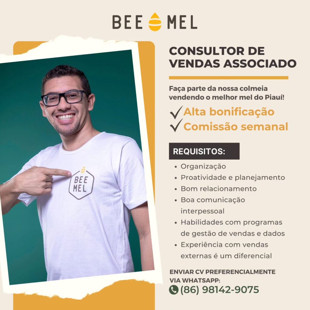 Vaga para Consultor de Vendas Associado