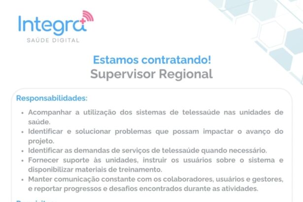 Vaga para Supervisor Regional em Teresina