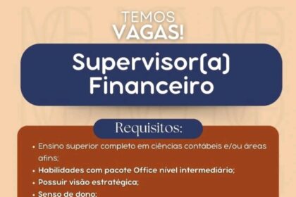 Vaga para Supervisor(a) Financeiro