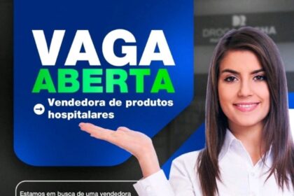 Vaga para Vendedora de Produtos Hospitalares