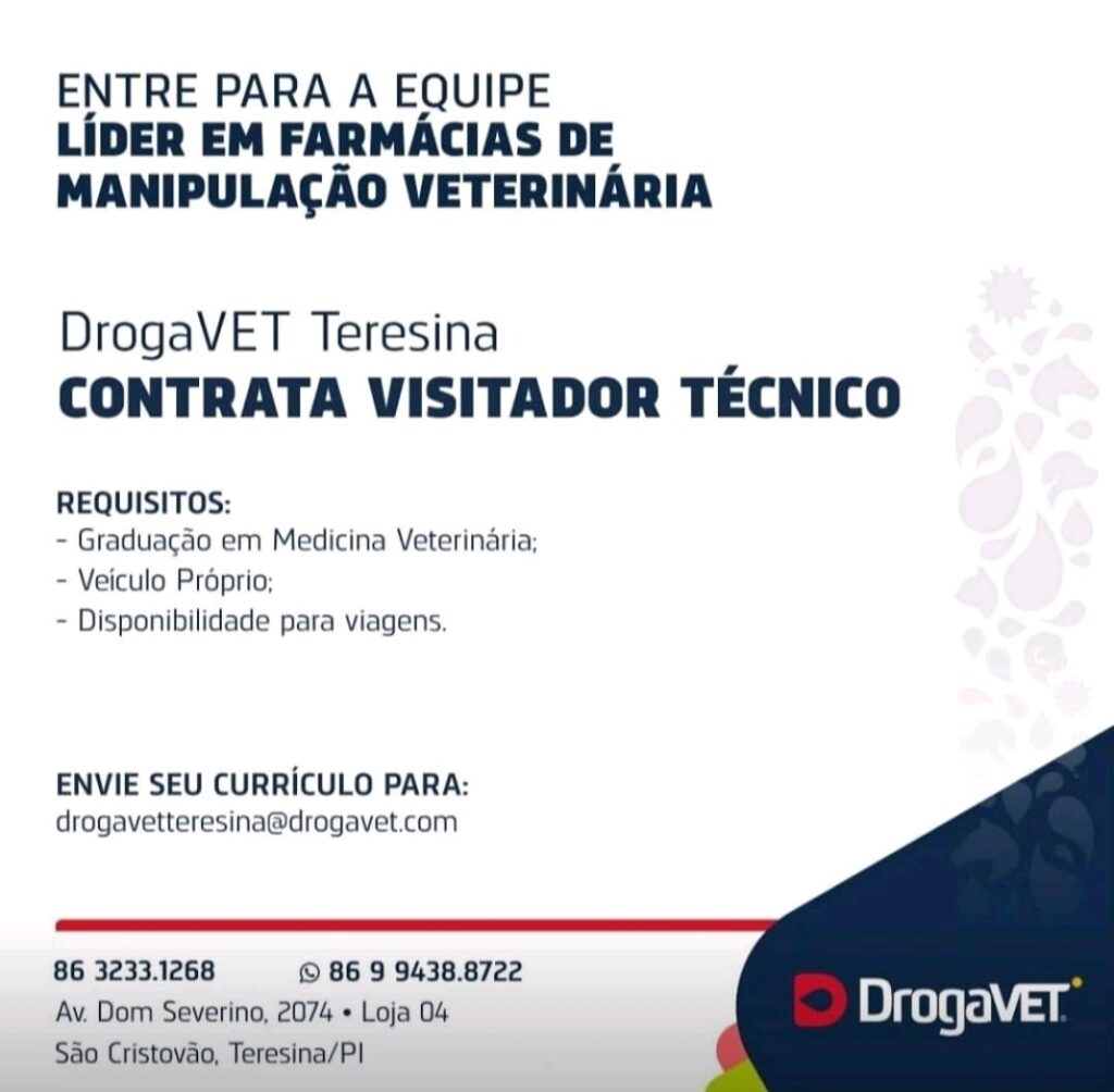 Vaga para Visitador Técnico