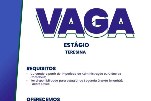 Vaga de estágio para Ensino Superior I