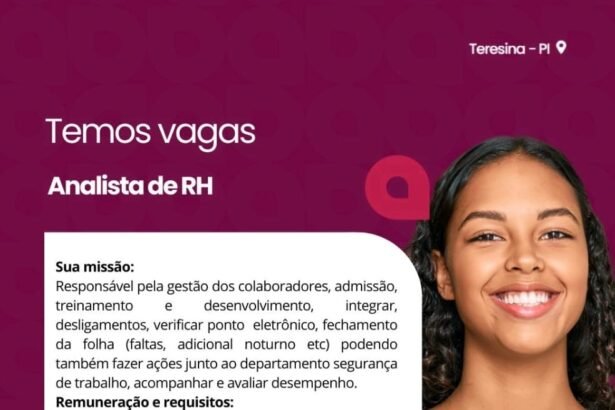 Vaga para Analista de RH