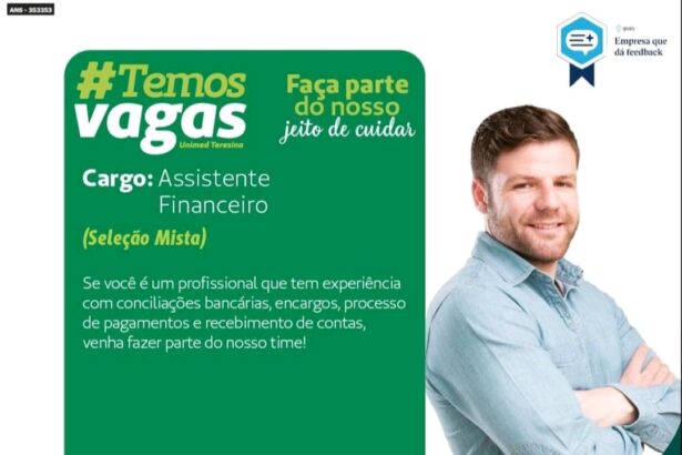 Vaga para Assistente Financeiro