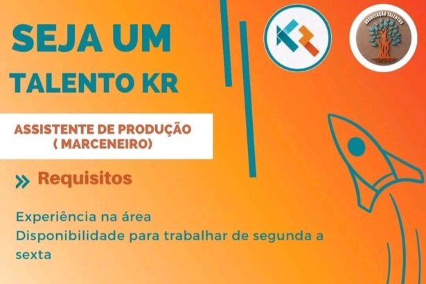 Vaga para Assistente de Produção