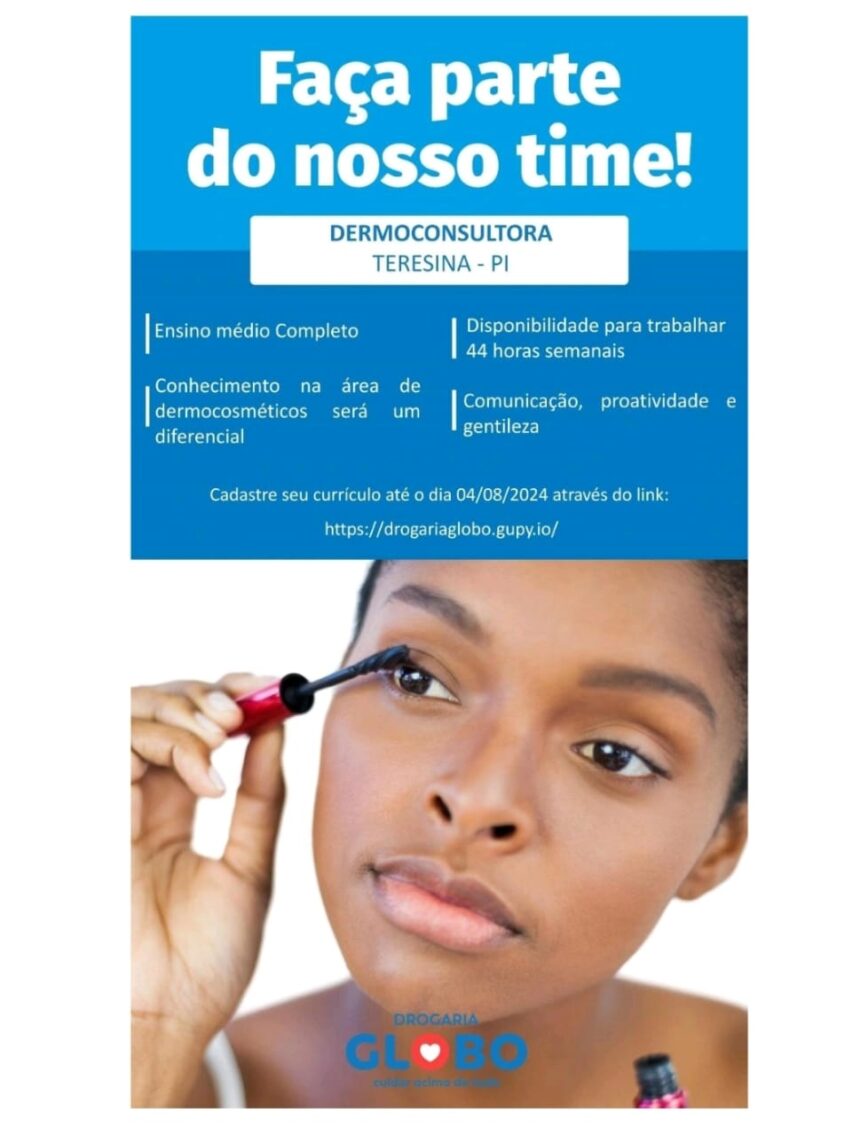 Vaga para Dermoconsultora