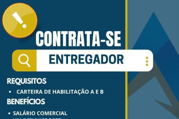Vaga para Entregador