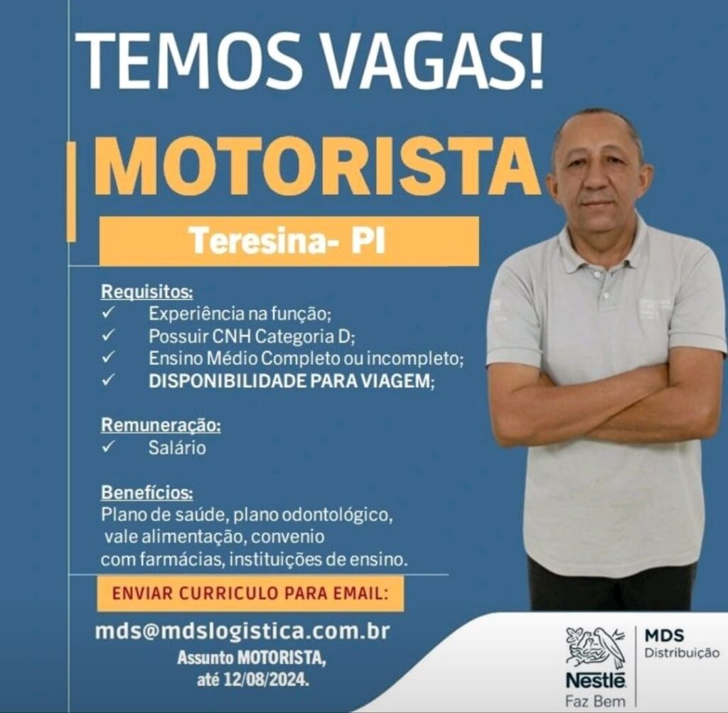 Vaga para Motorista