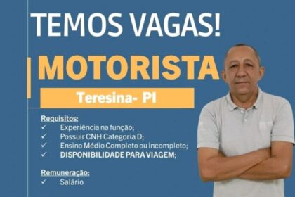 Vaga para Motorista