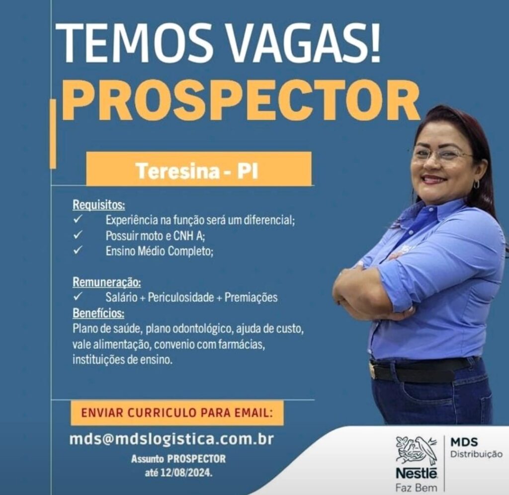 Vaga para Prospector