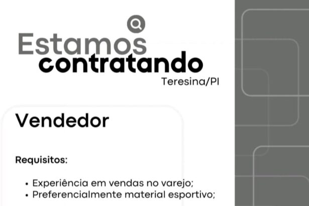 Vaga para Vendedor