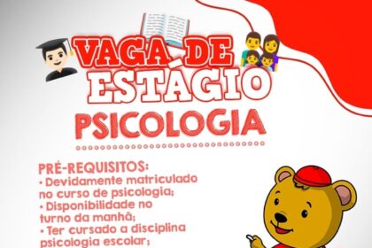 Vaga de Estágio para Psicologia