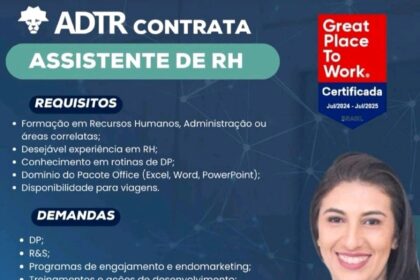 Vaga para Assistente de RH