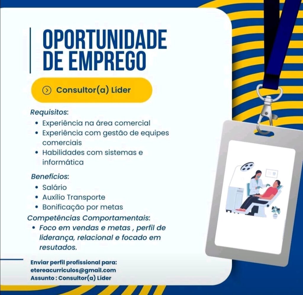 Vaga para Consultor(a) Líder