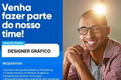 Vaga para Designer Gráfico