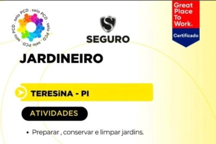 Vaga para Jardineiro