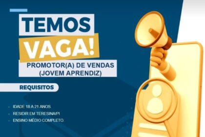 Vaga para Jovem Aprendiz