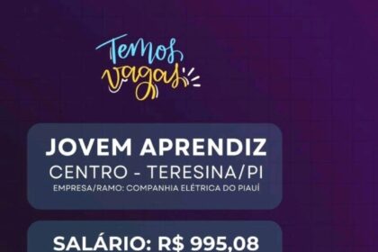 Vaga para Jovem Aprendiz