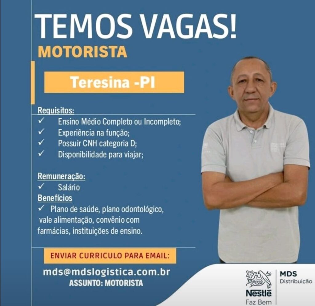 Vaga para Motorista 