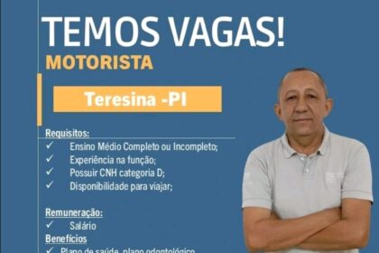 Vaga para Motorista