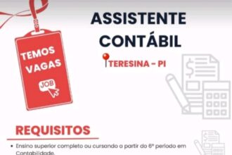 Vaga para Assistente Contábil