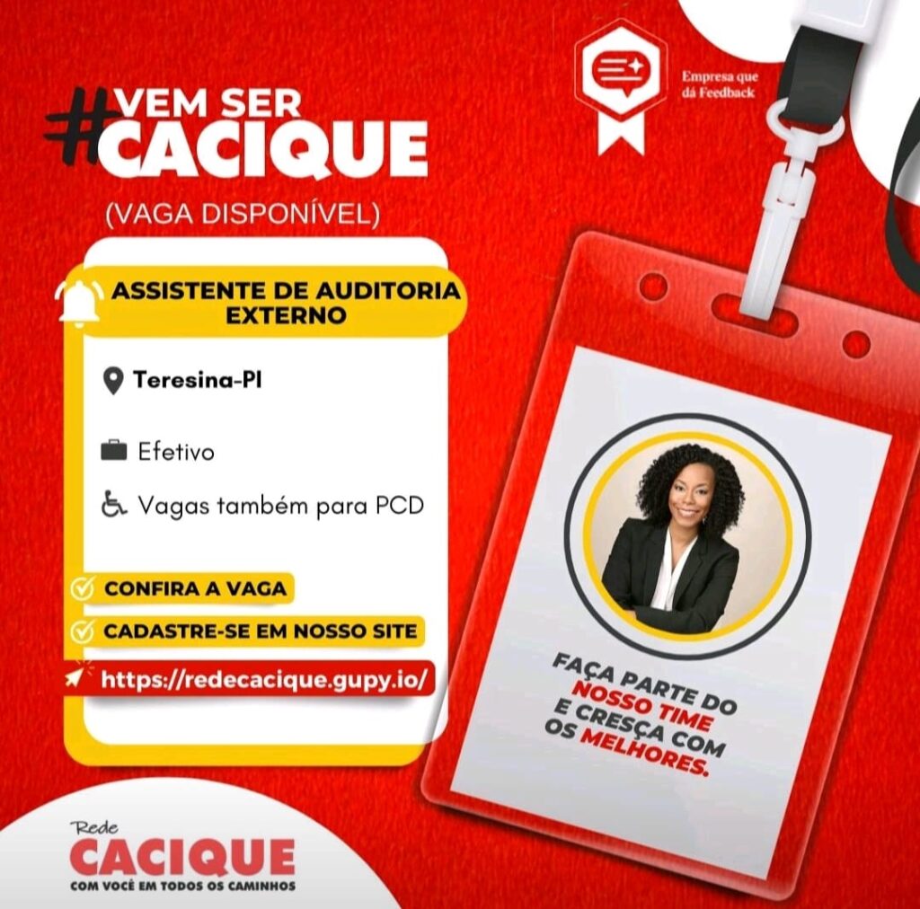 Vaga para Assistente de Auditoria Externo em Teresina