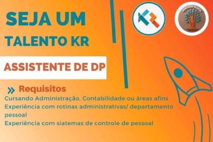 Vaga para Assistente de DP