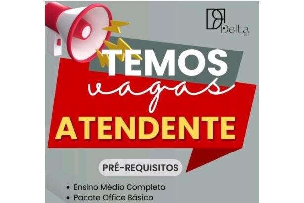 Vaga para Atendente