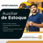 Vaga para Auxiliar de Estoque