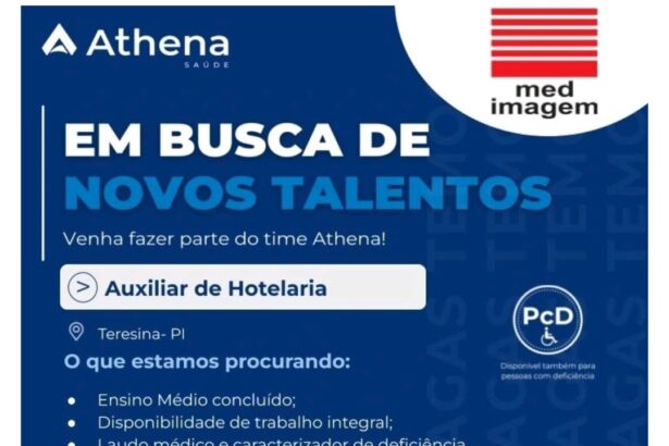 Vaga para Auxiliar de Hotelaria