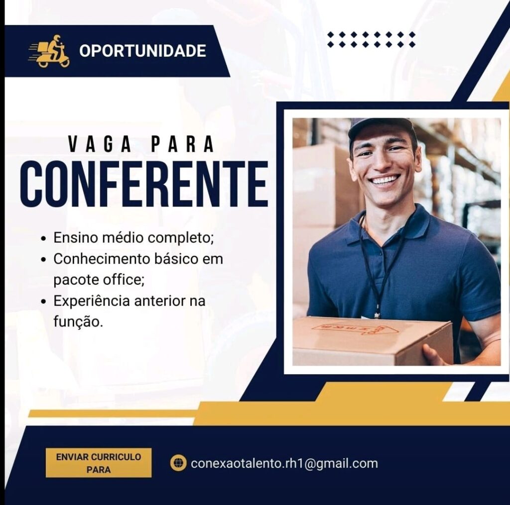 Vaga para Conferente