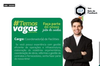 Vaga para Coordenador(a) de Facilities