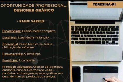 Vaga para Designer Gráfico