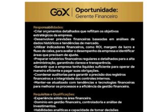 Vaga para Gerente Financeiro