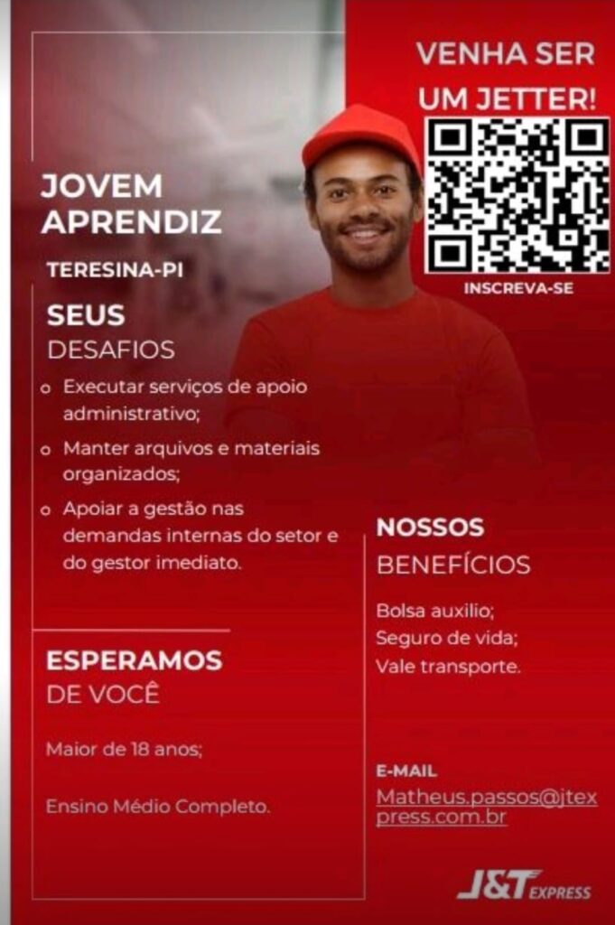 Vaga para Jovem Aprendiz