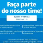 Vaga para Jovem Aprendiz